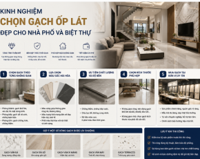 Kinh Nghiệm Chọn Gạch Ốp Lát Đẹp Cho Nhà Phố Và Biệt Thự